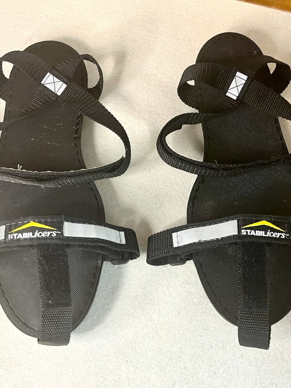 Stabilicers Ice Cleats * Sz XL * Strap Over Boots * Sturdy Full Base * Exc Cond